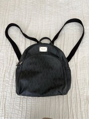 Michael Kors Black Logo Medium JAYCEE Backpack